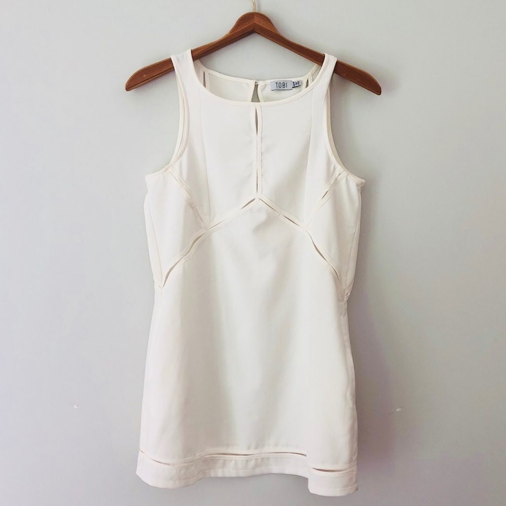 Tobi White Shift Dress